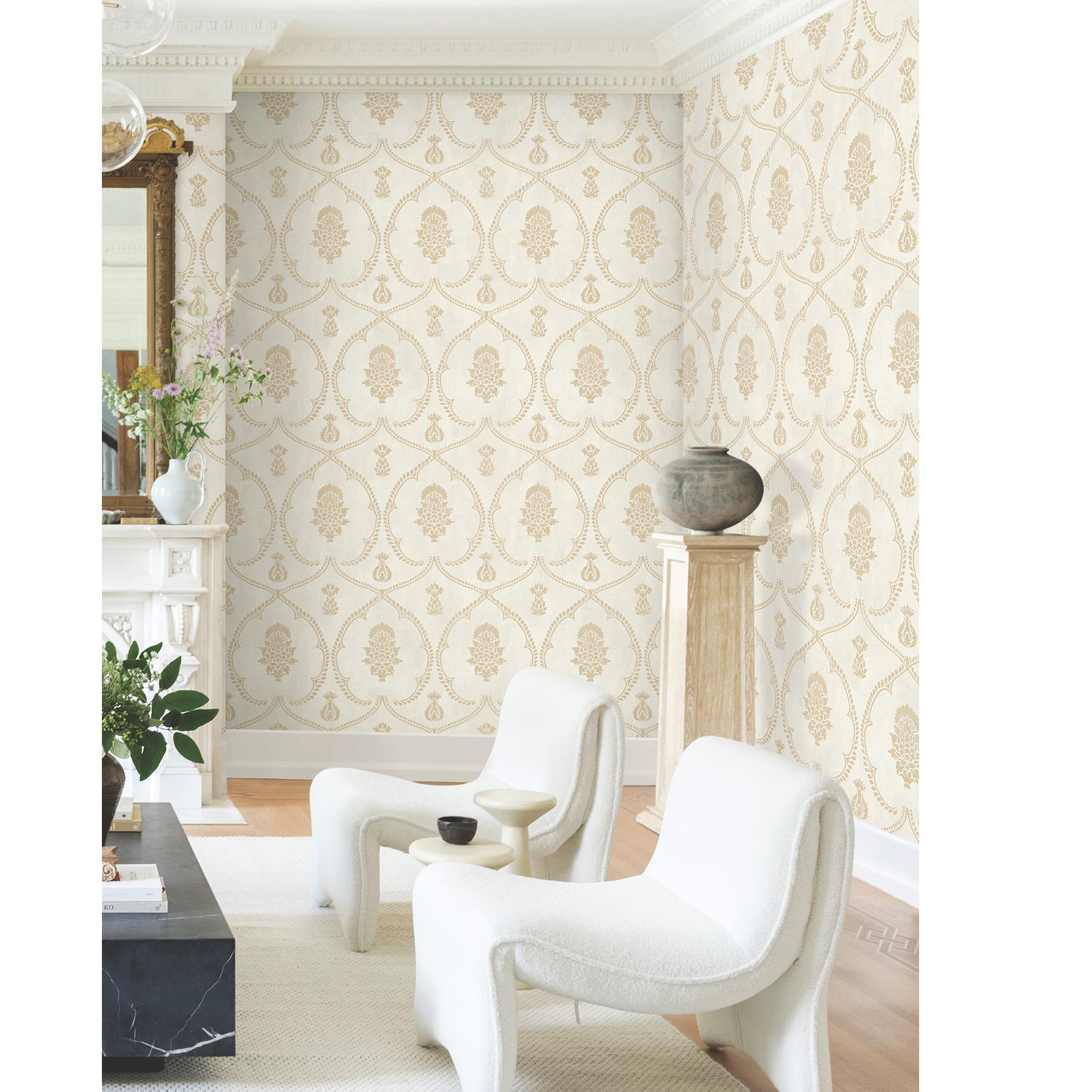 MX9643 - Ronald Redding Astoria Wallpaper Royal Damask