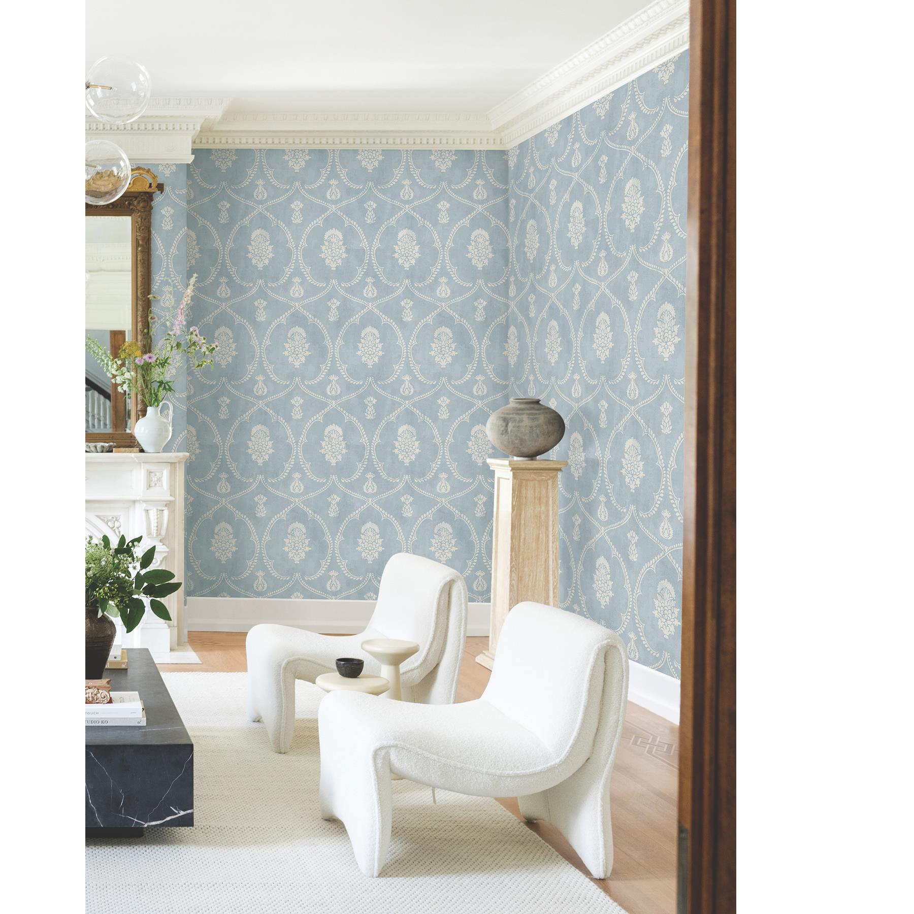 MX9644 - Ronald Redding Astoria Wallpaper Royal Damask