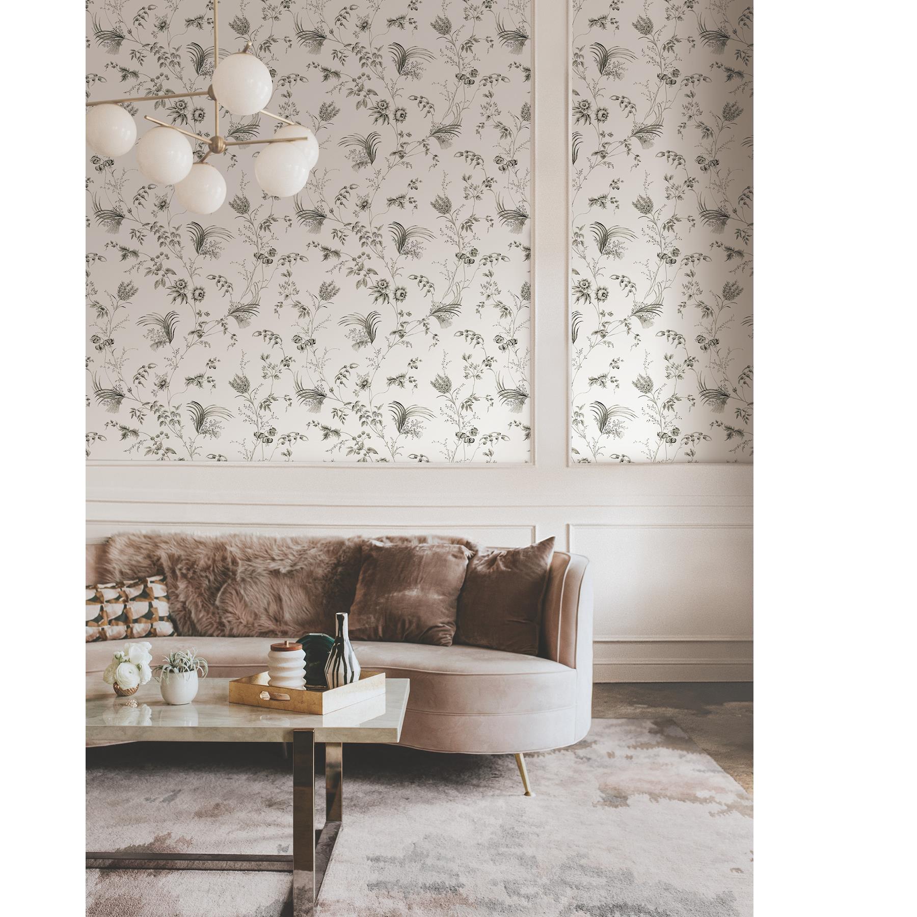 MX9682 - Ronald Redding Astoria Wallpaper Floral Lace