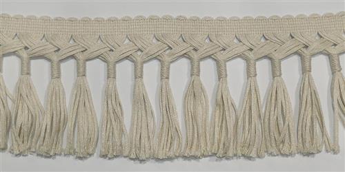 9 1/2" Wide Braided Tassel - Slf900 - 01 Snow