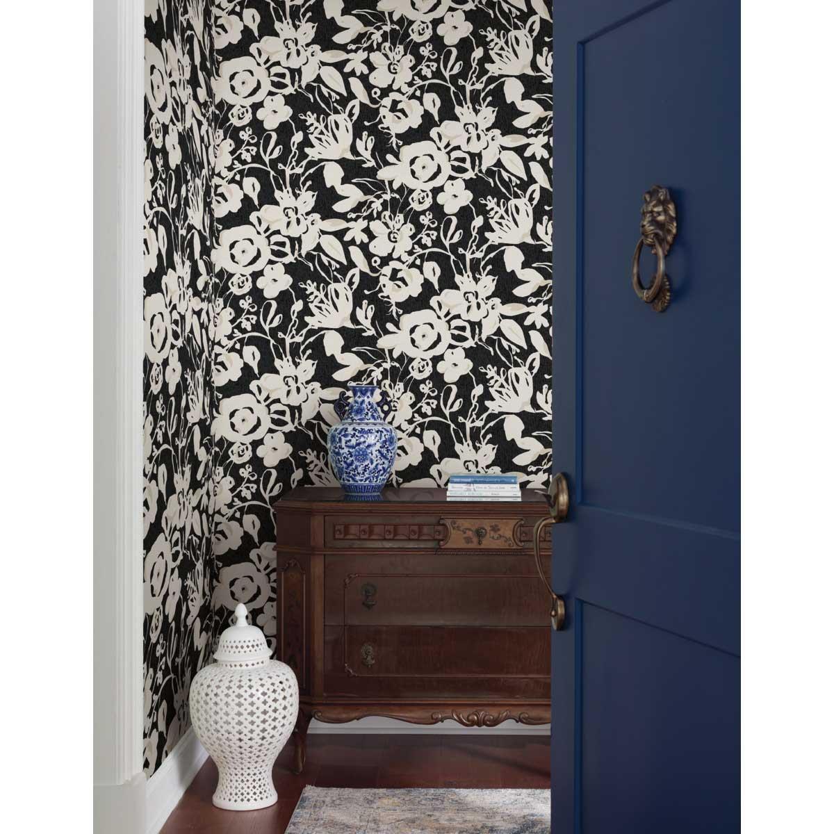 BL1733 - Blooms Second Edition Wallpaper Brushstroke Floral