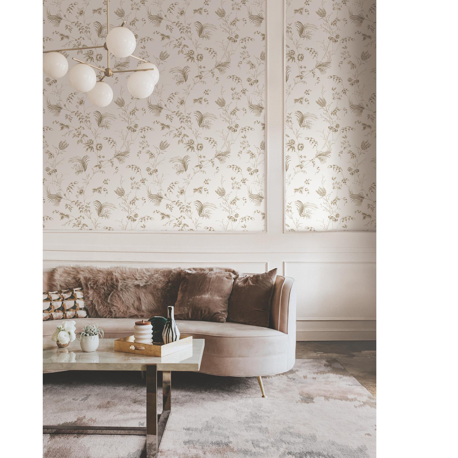 MX9681 - Ronald Redding Astoria Wallpaper Floral Lace